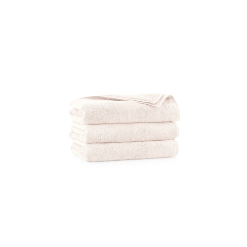 Ręcznik polski bawełniany 30x50 Kiwi / 500gsm - Ecru, poskładany